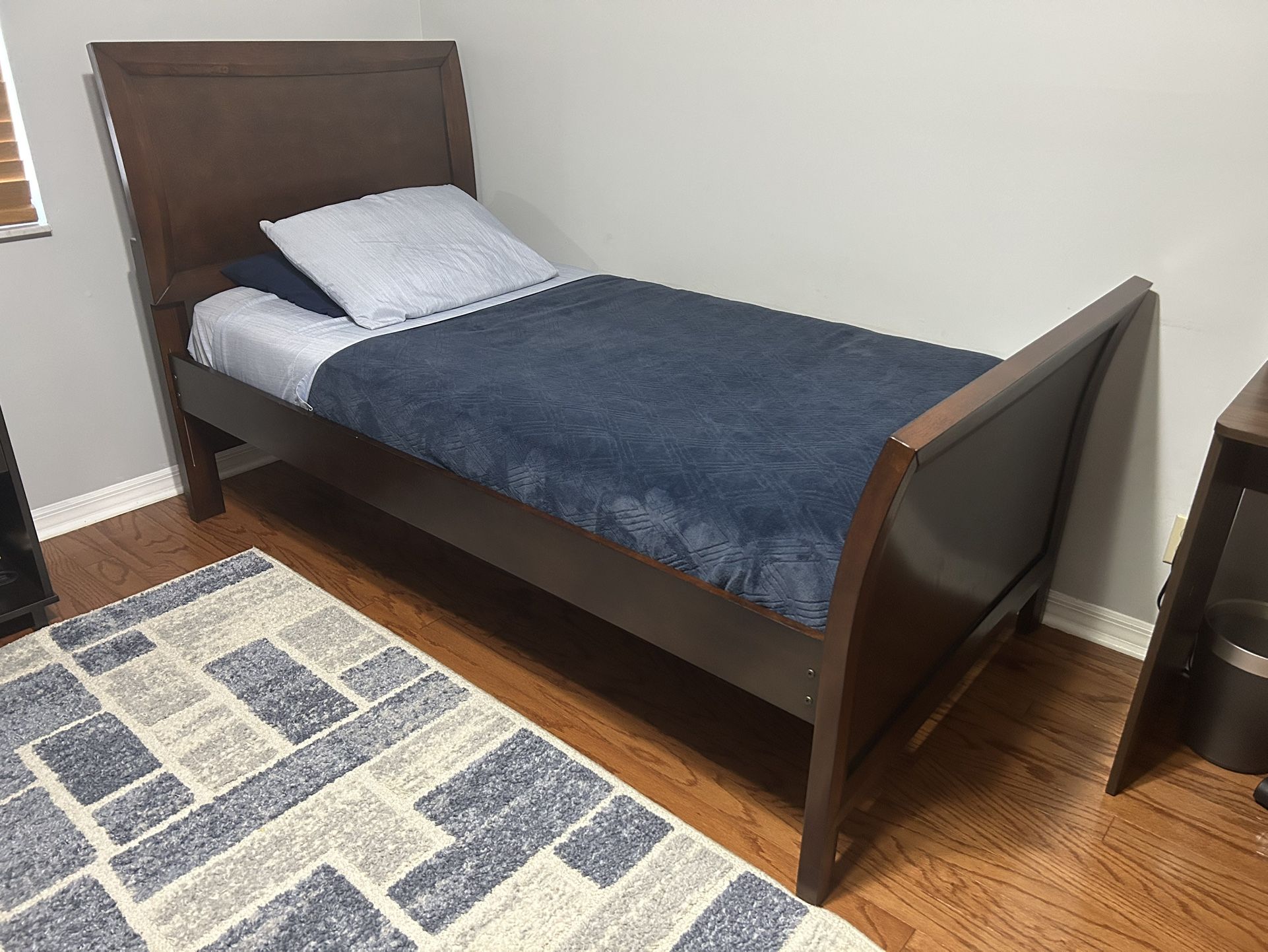 Twin Bed with Mattress