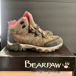  Bear paw boots Women 7 tan/pink 
