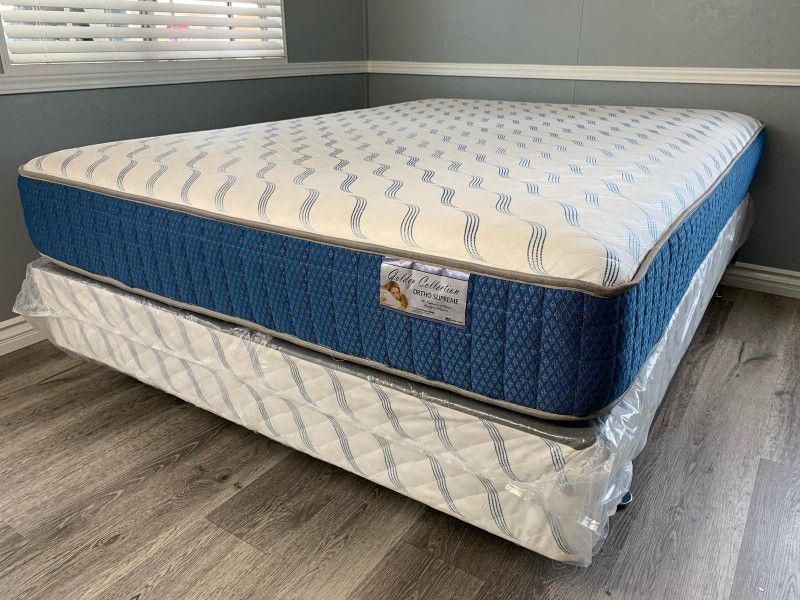 Queen Supreme Orthopedic MatresAndboxspring 