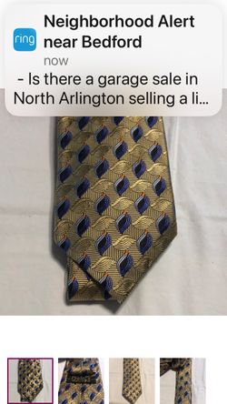 Jos. A. Bank Signature Gold gold silk tie 