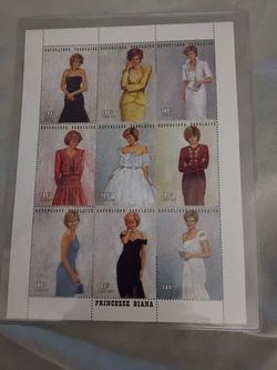 Princess Diana stamps