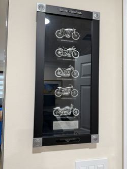 Harley-Davidson Legendary Racing Machines Framed Display 