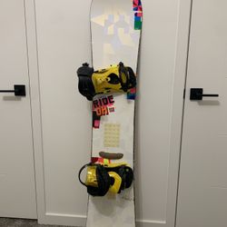 RIDE DH 159 Snowboard with ROSSI bindings