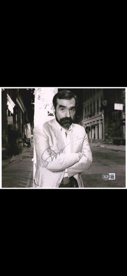 Martin Scorsese Signed Photo 8x10 – Beckett Certified Autograph
