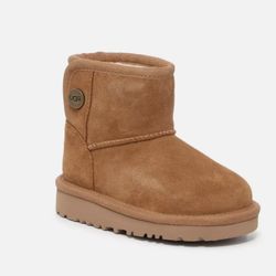  UGG Brand New Suede Shearling TAN SIZE 6 Toddler, Real Wool