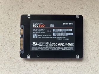 Samsung 870 EVO 1TB 2.5" SATA SSD