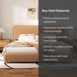 Upholstered Platform frame Bed frame