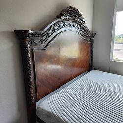 Mahogany King Size Bed Frame