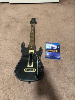 Guitar Hero Live PS4 with the guitar