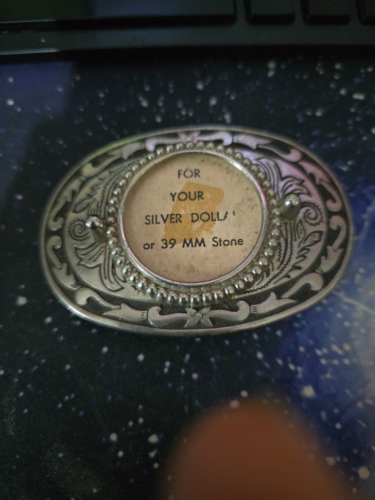 Silver Belt Buckle