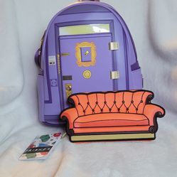 Loungefly FRIENDS backpack and wallet 