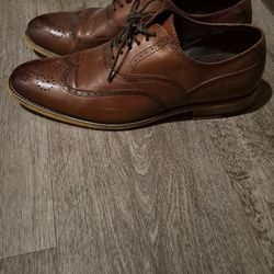 Stacy Adams Men's Wingtip Oxfords - Cognac/Brown - Size 8 (formal shoes)