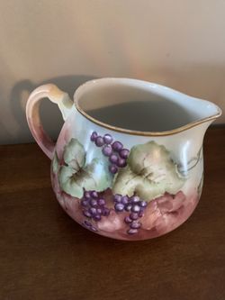 Hand Painted Limoges ‘lemonade’ pitcher