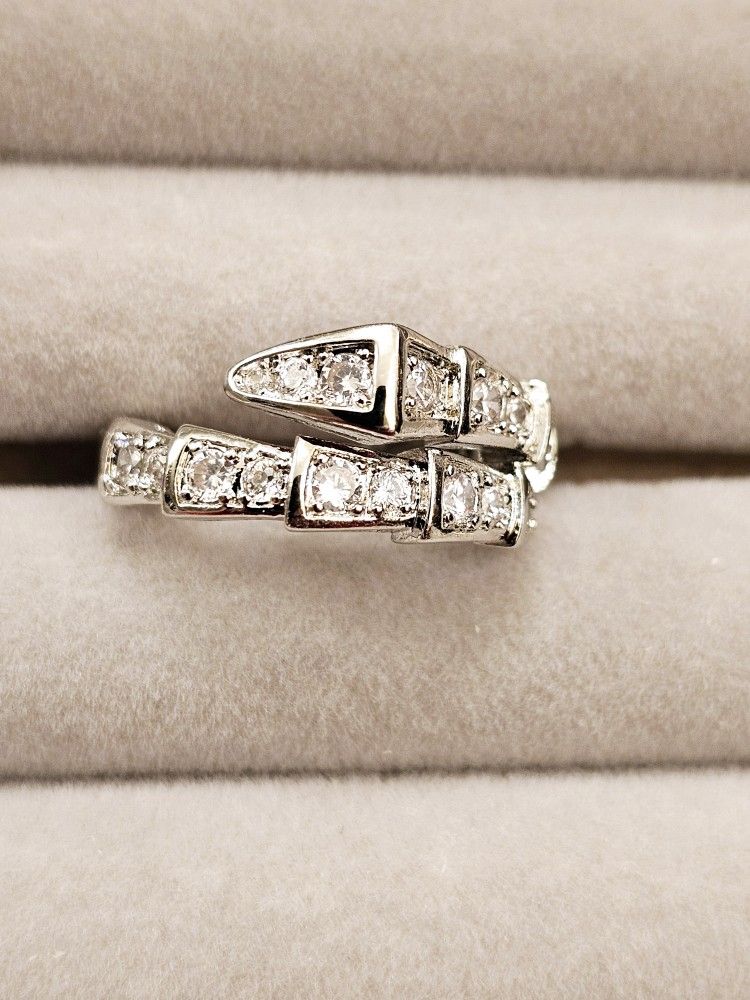 Snake Zircon Ring