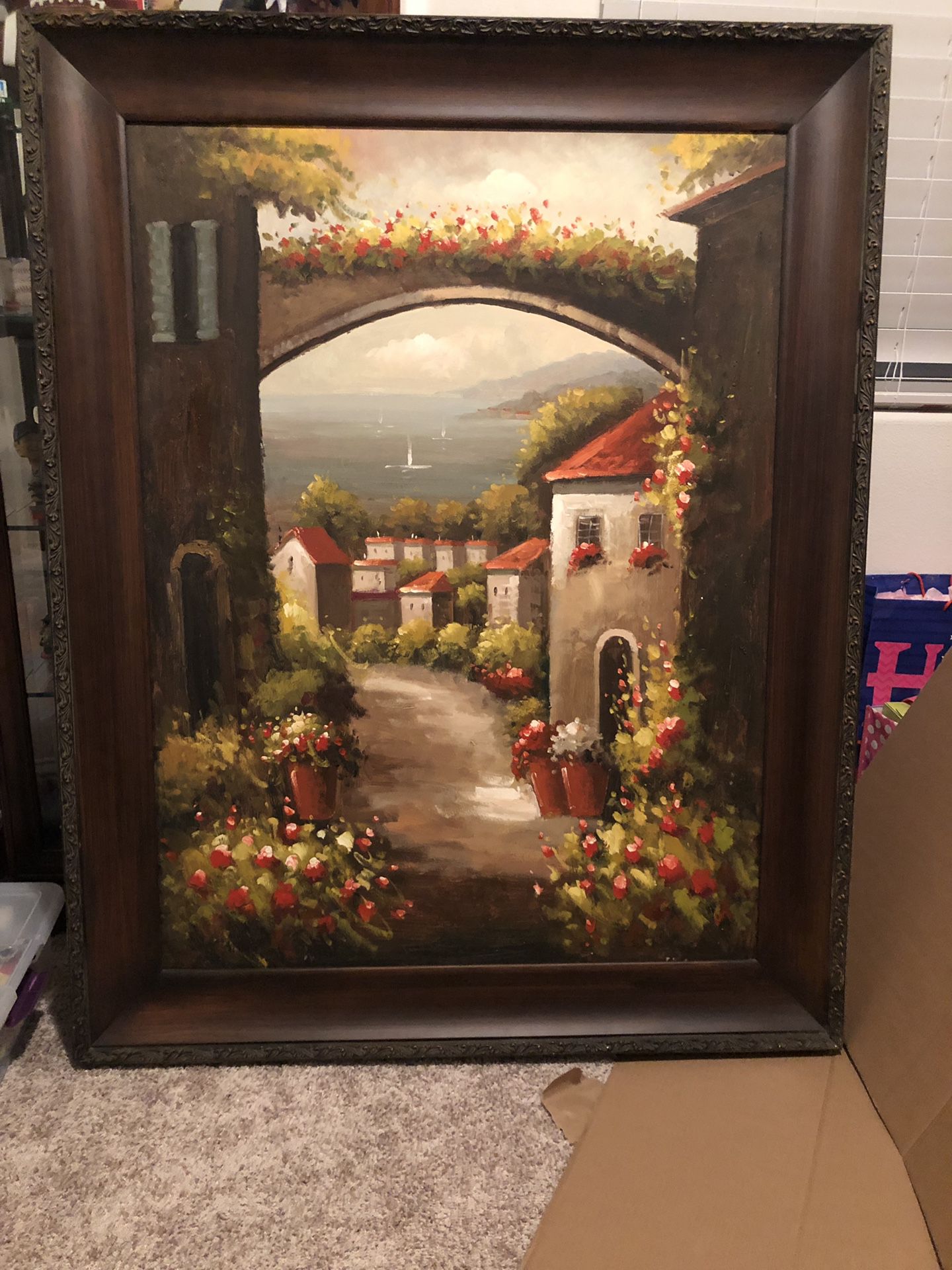 Extra large oil painting