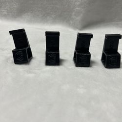 Black Horizontal Stand Bracket for Cooling Non-slip Feet for PlayStation 4 Ps4