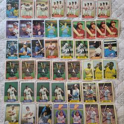 1982 Fleer Baseball 46 Card Lot Featuring Stars & Hall of Famers.