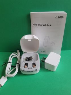 Signia Pure Charge & GO X Hearing Aids Rechargeable with Inductive Charger II