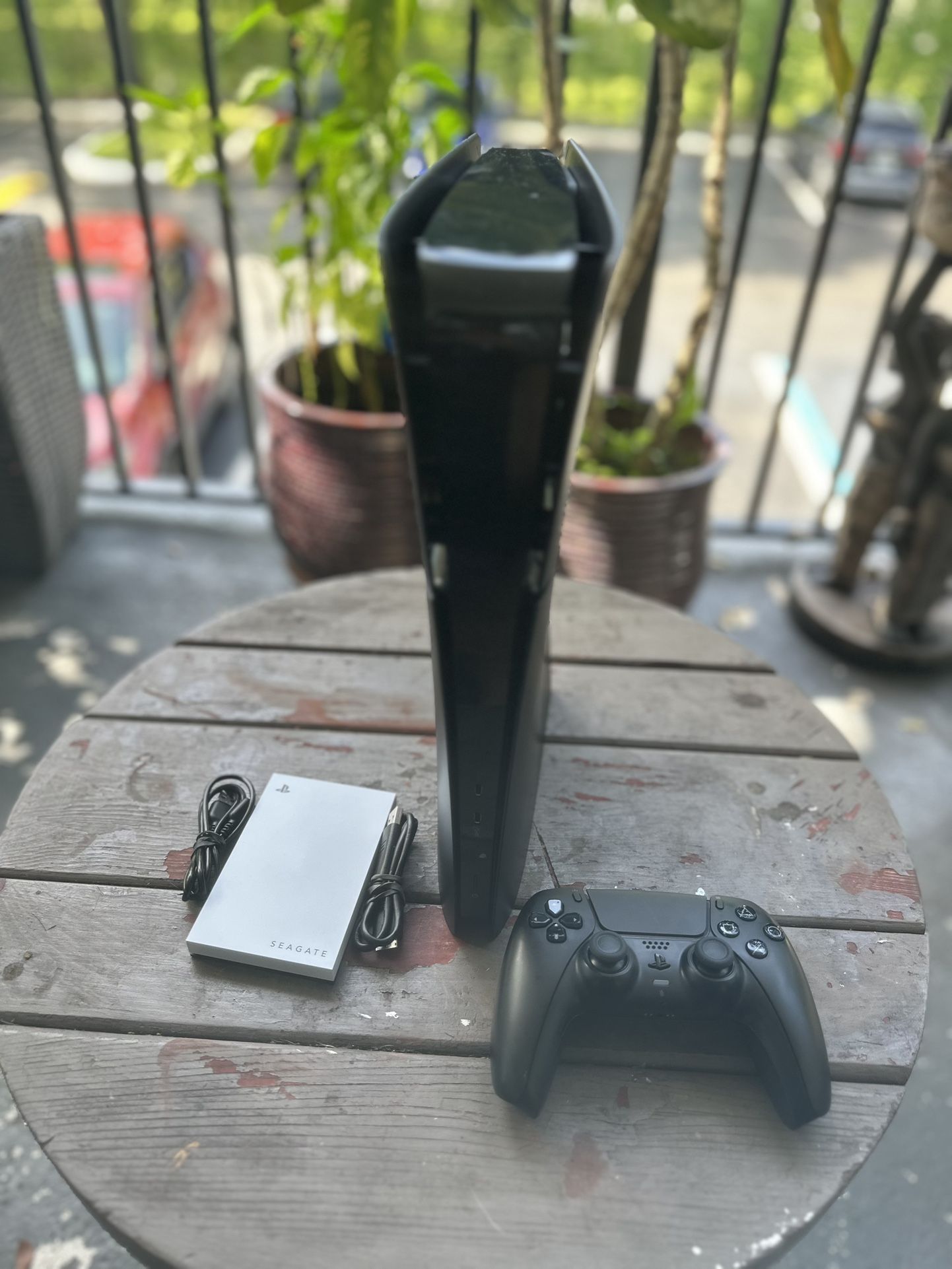 Sony PS5 Slim Digital Black 1TB With 2TB external hard drive/Price is firm No Trades