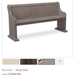 Like New Bench-otiginally $399 -Value City Current SALE $329  - MY PRICE! $200