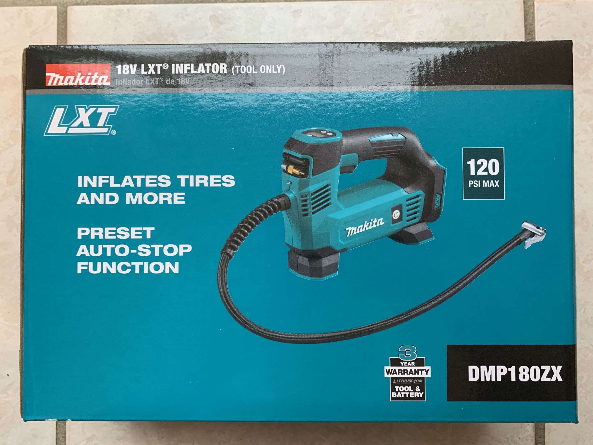 Makita DMP180ZX 18V LXT Lithium-Ion Cordless Inflator BRAND NEW - ( tool only)