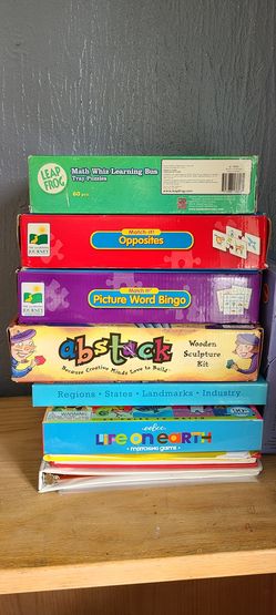 Various STEM learning games, various prices