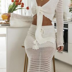 2 Piece crochet Outfit 