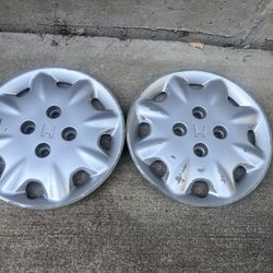 Pair Genuine HONDA ACCORD 15" OEM WHEEL COVER HUB CAP 95-97