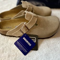 Birkenstock Boston Soft Footbed Taupe