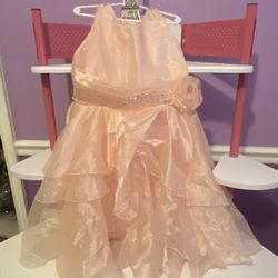 Girls Pink Desss / Vestidos De Nina Rosa