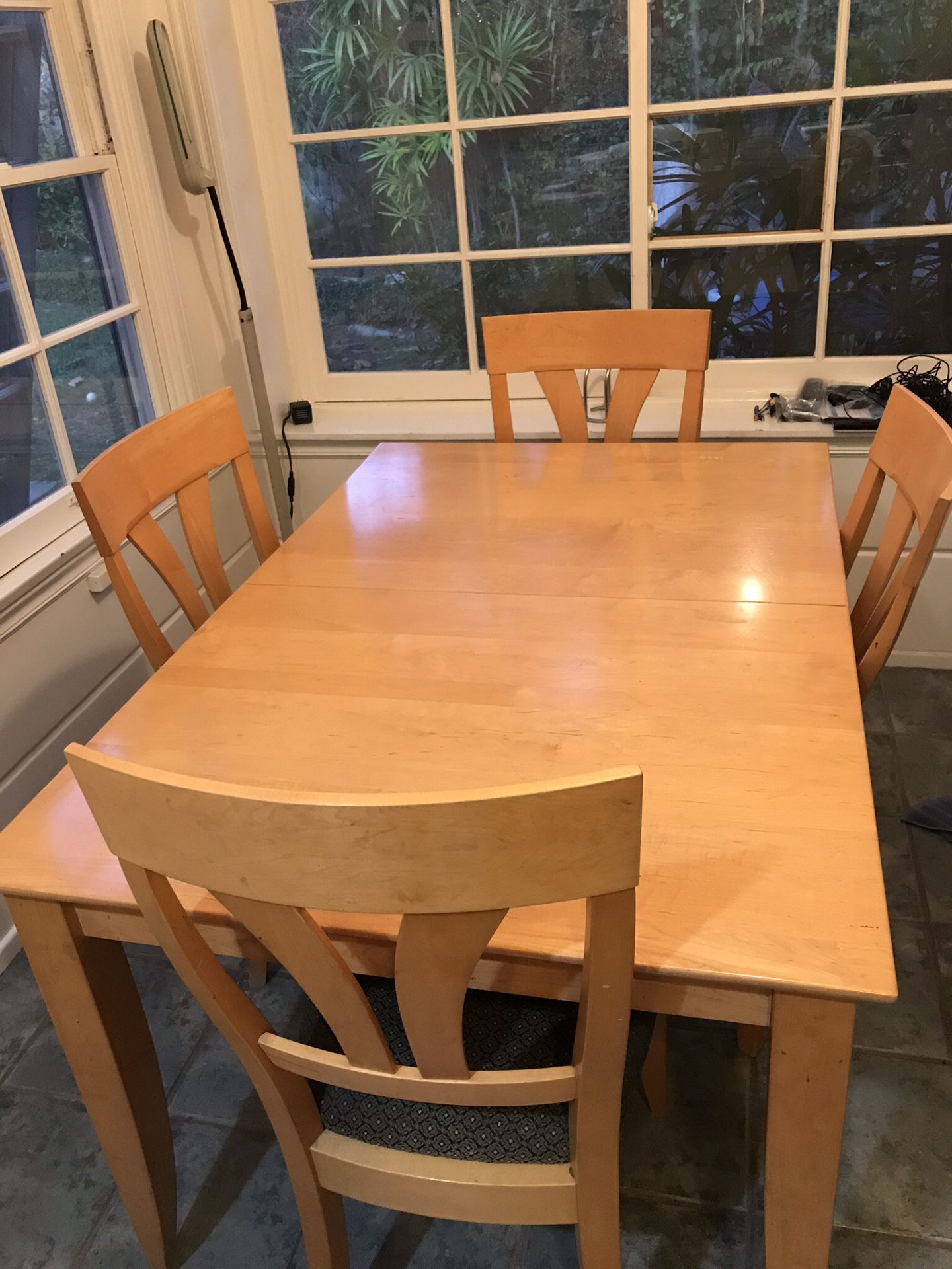 Kitchen table with 4 chairs, barstools optional (make offer)