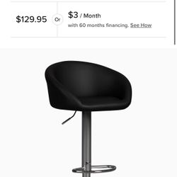 4 Adjustable Height Bar Counter Stools Grey - City Furniture Like New Never Used 