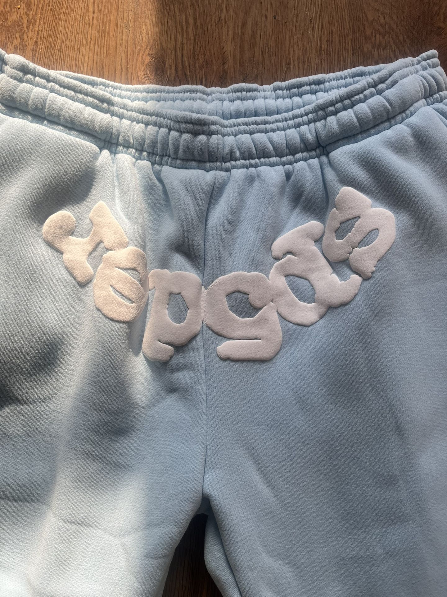 Sky Blue Sp5der Sweats