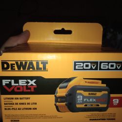 DeWalt 20v/60v 9 Amp Hour Battery 