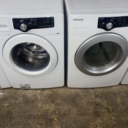Samsung Set Washer And Dryer Gas Good Condition We Delivery 