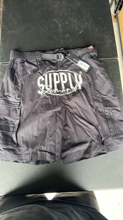 Supply Demand Cargo Shorts with Belt