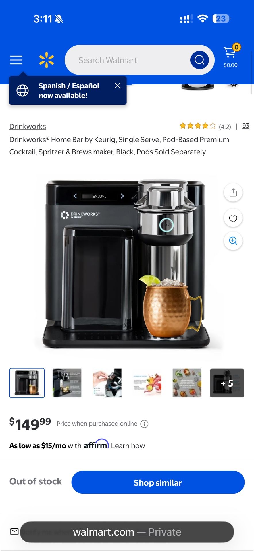 Drinkworks® Home Bar by Keurig, Single Serve,All Products : American Fashion Style Bags On Sale