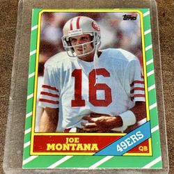 Joe Montana 1986 Topps