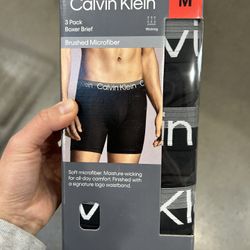 NWT Calvin Klein men’s Boxer briefs 3 pack size M