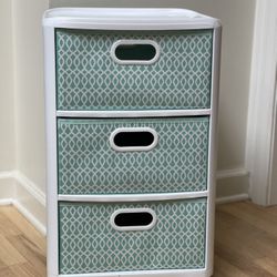 3-Drawer Rolling Storage Cart