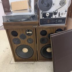 Collection of vintage 1970’s audio equipment