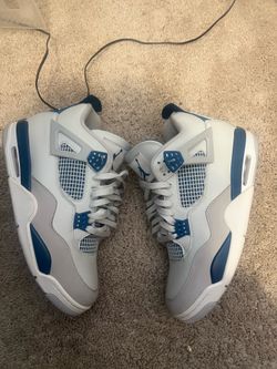 Size 11 Jordan 4 military blue