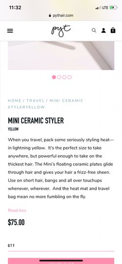 PYT hair Straightener