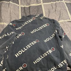 Hollister Vintage Hoodie Navy Blue 