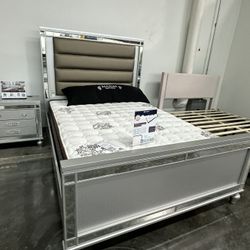 Bed Frame Queen Size Mattress Included. New In A Box. Queen Size Bed Frame And Mattress. Delivery Available