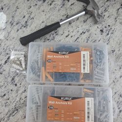 Wall Anchor Kits with hammer 🔨