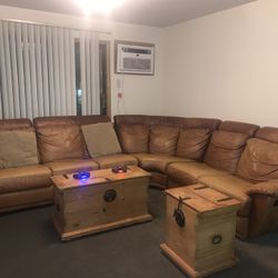 Large Brown Reattach Couch 