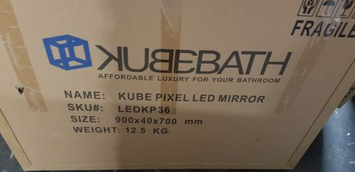 36 "Bathroom led mirror