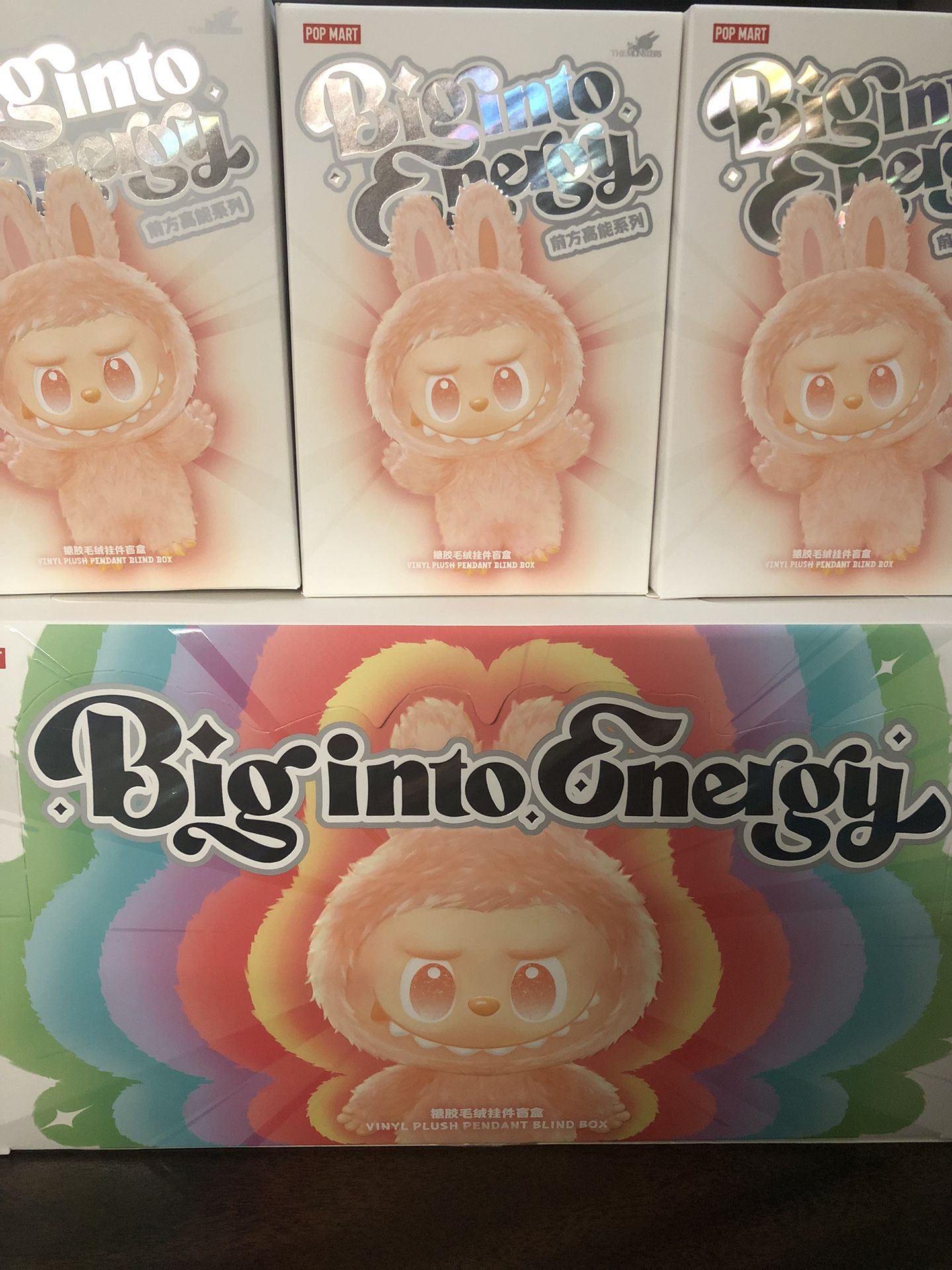 Big Into Energy Labubu - Love Loyalty Serenity Hope Happiness