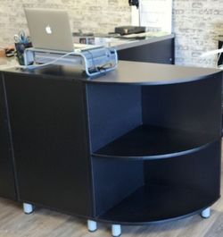 Reception Counter With Curved end